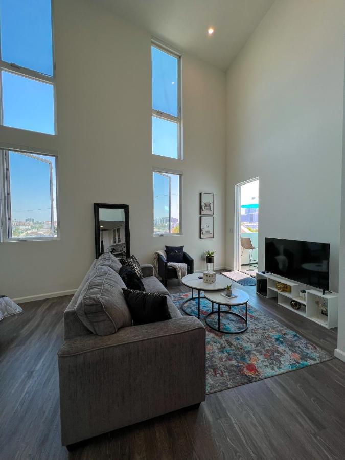 Luxury Downtown Los Angeles Penthouse Condo With Skyline Views Eksteriør bilde